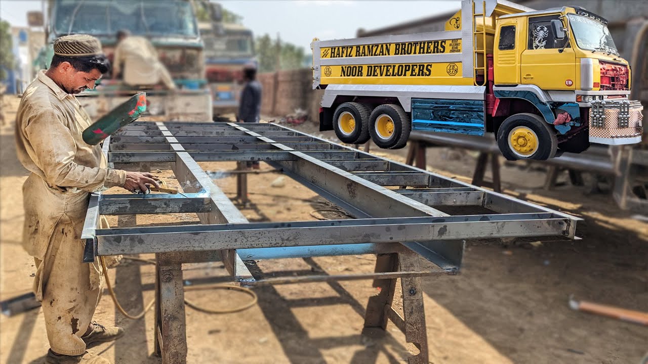 How To Make A Hydraulic Dump Truck Body | Amazing Manufacturing of Dump Truck Body