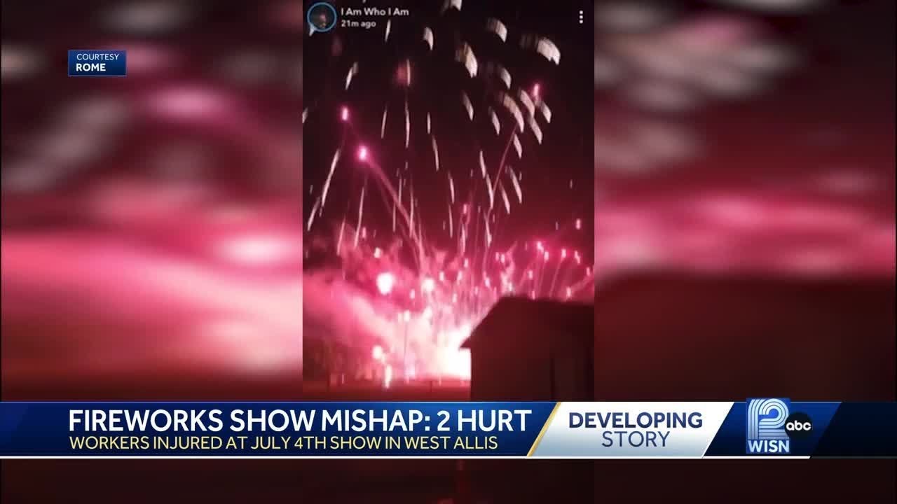 Two workers injured during West Allis fireworks show YouTube