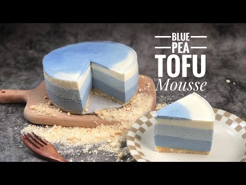 Video [No oven] Blue pea Tofu mousse - Bánh mousse tàu hũ... - youtube