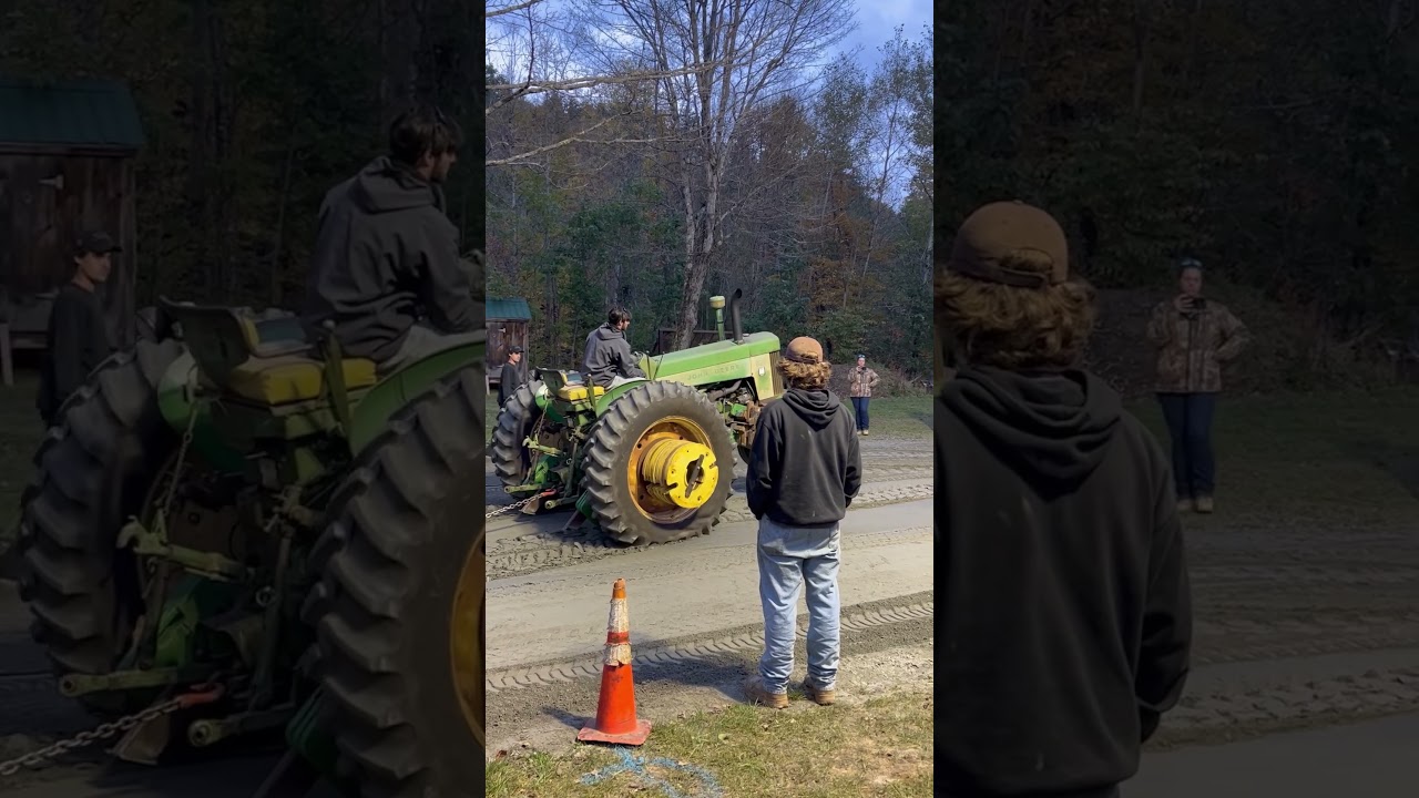 23,500Lb John Deere 2 cylinder Heavyweight Stoneboat pull