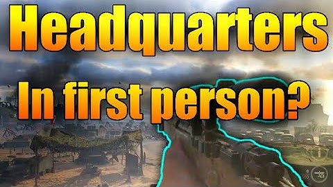 How To Go Into Headquarters In First Person!! (Call Of Duty:WWII)