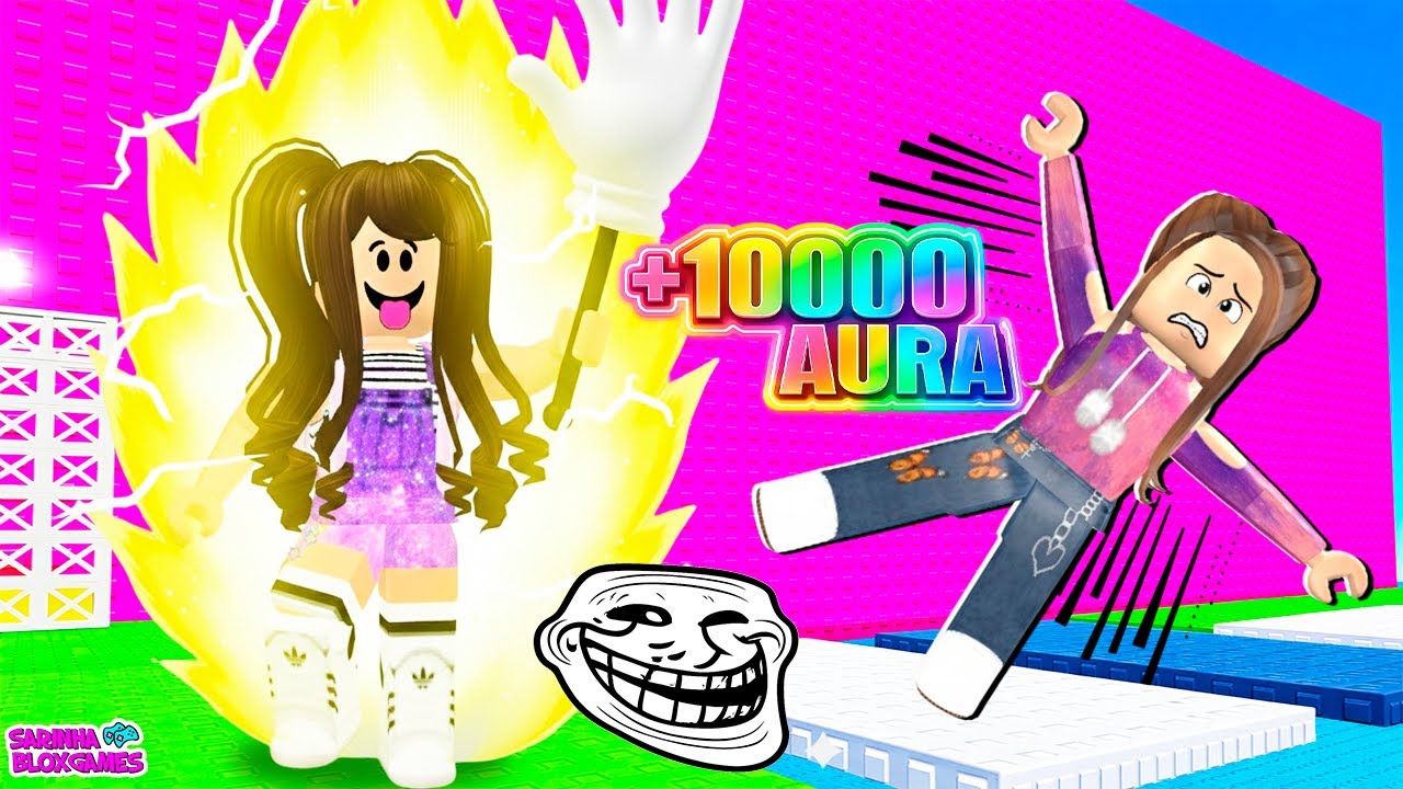 VENCI A TORRE DE FARMAR AURA NO ROBLOX!!