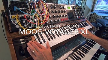 Moog Voyager XL EFX Demo 01