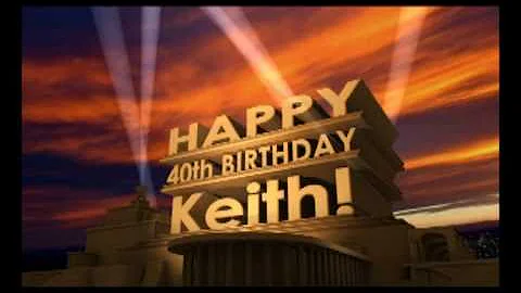 Keith Cramer 40th Birthday Surprise Video