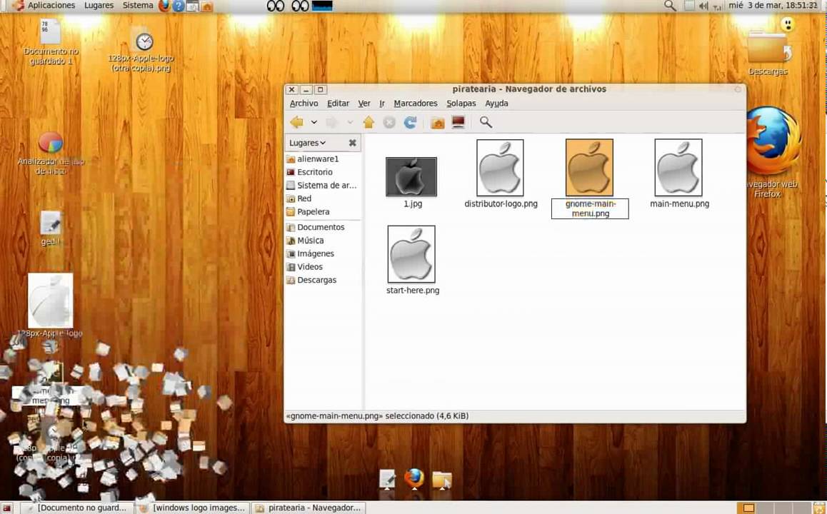 Como Cambiar el icono de inicio en Linux Ubuntu - YouTube