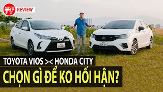 So sánh Honda City và Toyota Vios - Cuộc đối đầu cam go nhất phân khúc sedan hạng B | TIPCAR TV