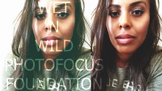 Wet n Wild #Photofocus Foundation Cocoa \& Toffee Chatty Review Video I ByBare