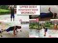 Athletejay  resistance band upper body workout