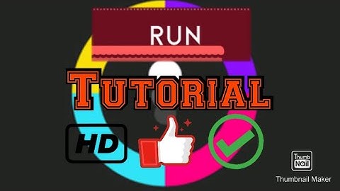Color Switch; Run Mode Levels Tutorial