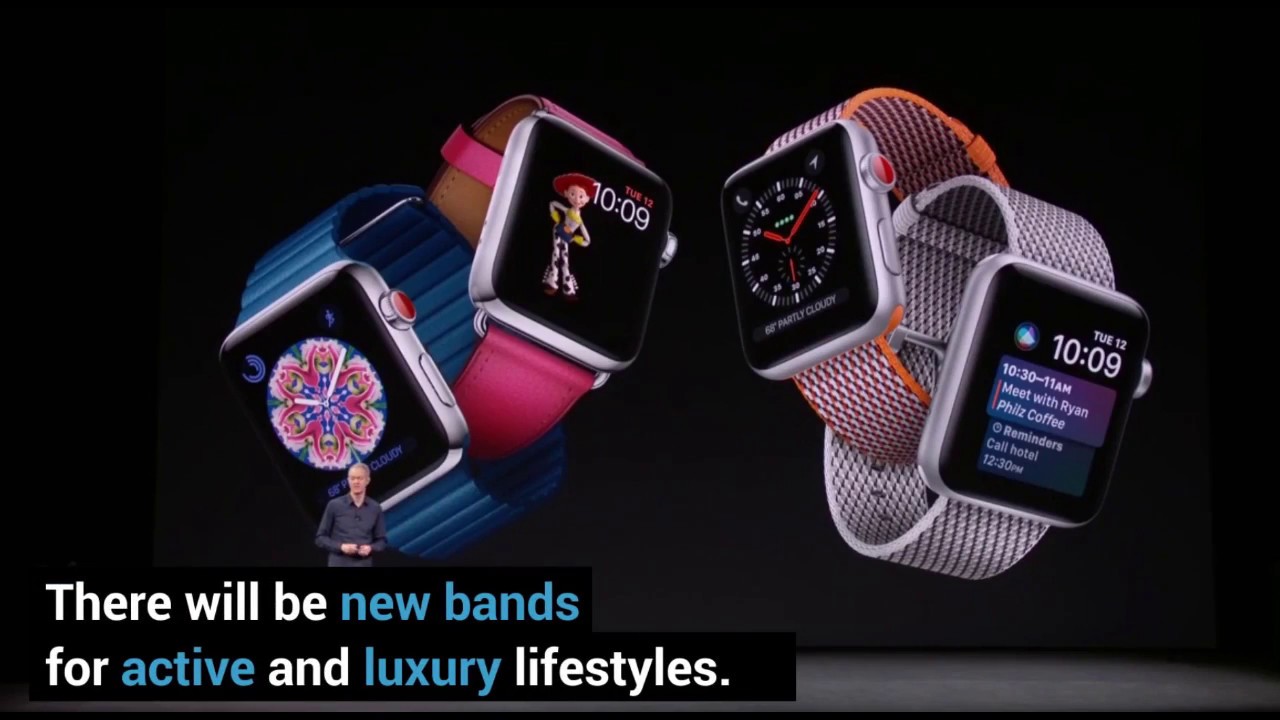 Apple Watch Series 3: unveiled with cellular built-in