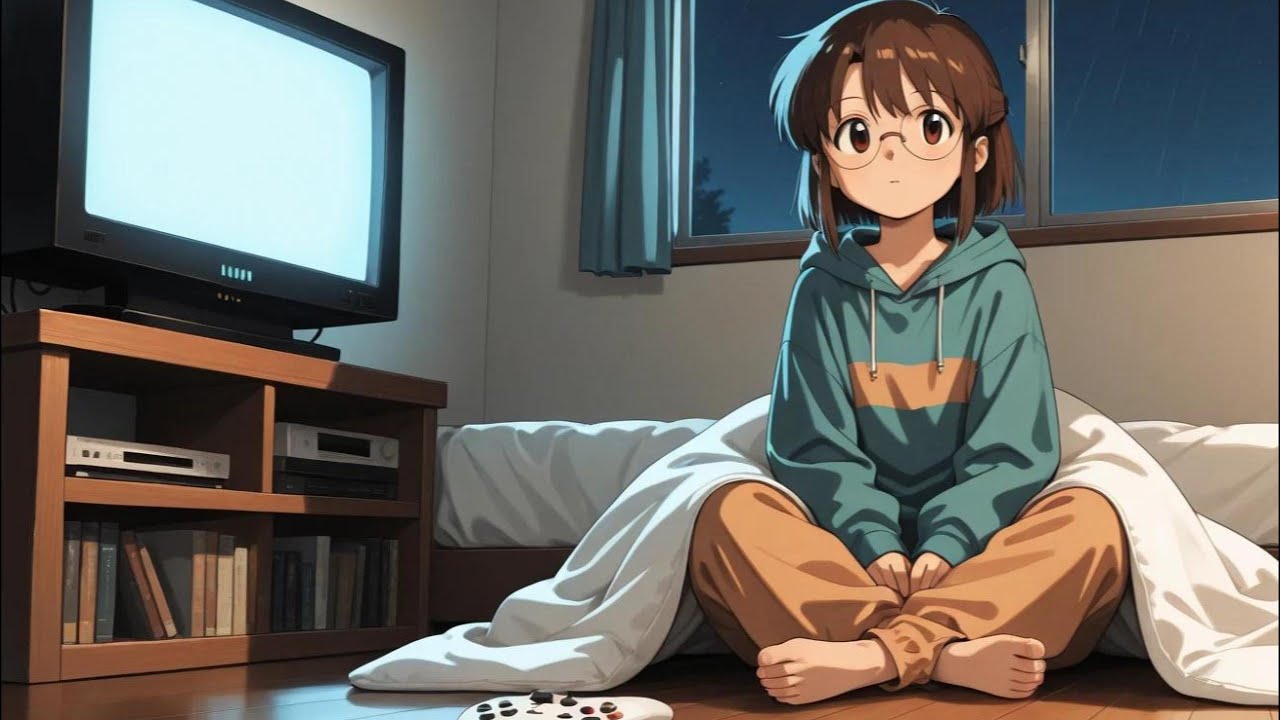 📼 90s Anime Lofi — Quiet Memories After the Game (16-Bit Nostalgia & Rain) | Aiko