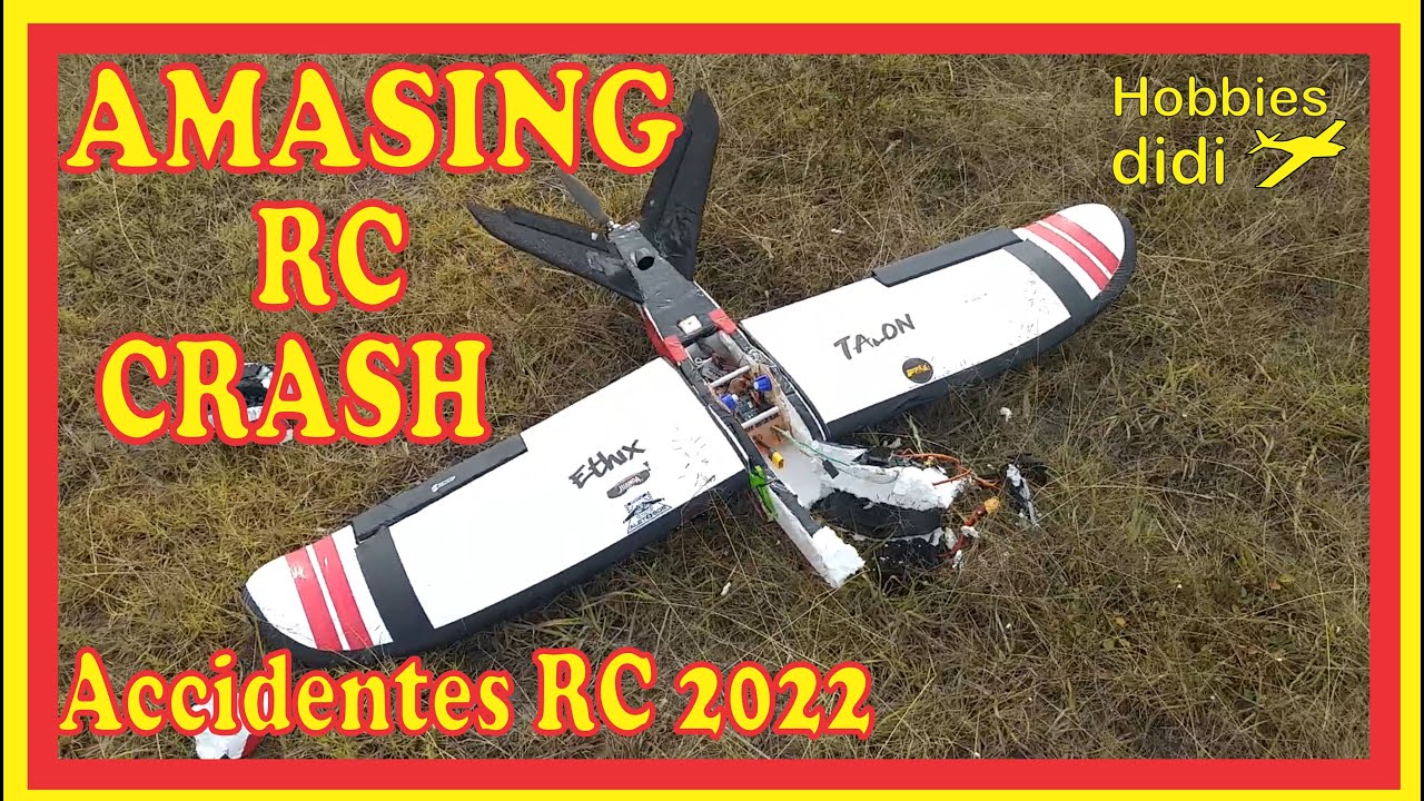 RC crash, scale accidentes aéreos, construcción, aviones RC. YouTube