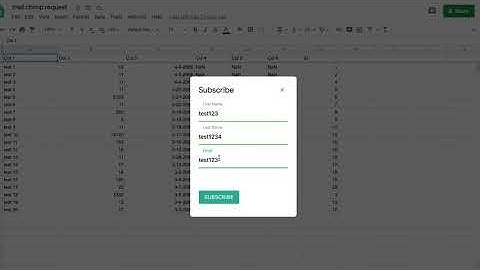 Google sheets ADD CONTACT to MailChimp Connect