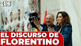 FLORENTINO PÉREZ, DISCURSO CAMPEÓN LIGA REAL MADRID | Fiesta Cibeles