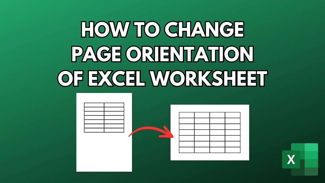How to change page orientation in 