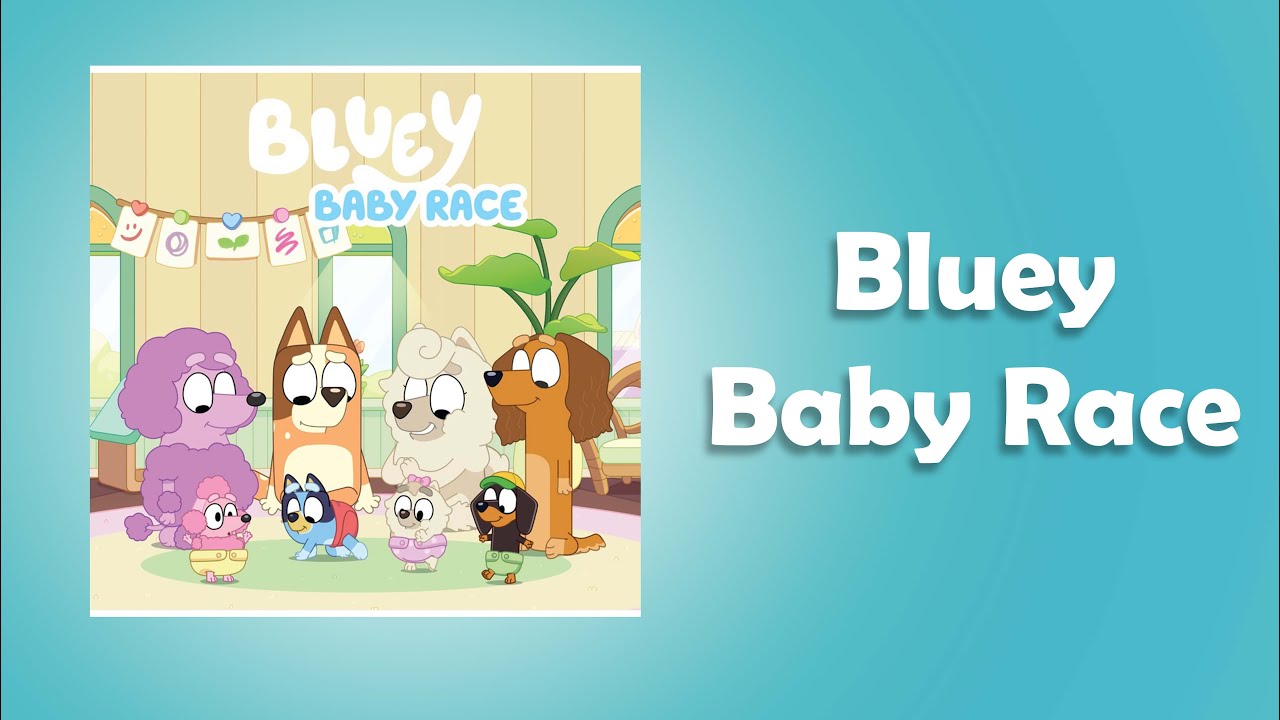 Bluey Baby Race | 123 Read 4 Me | Reading for Kids