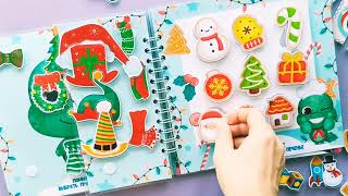 Новогодняя игра на липучках для детей &quot;Дракоша&quot; /Christmas BusyBook for kids