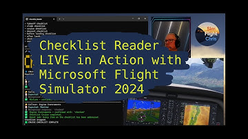 Voice-Controlled Checklist Reader LIVE DEMO with MSFS 2024