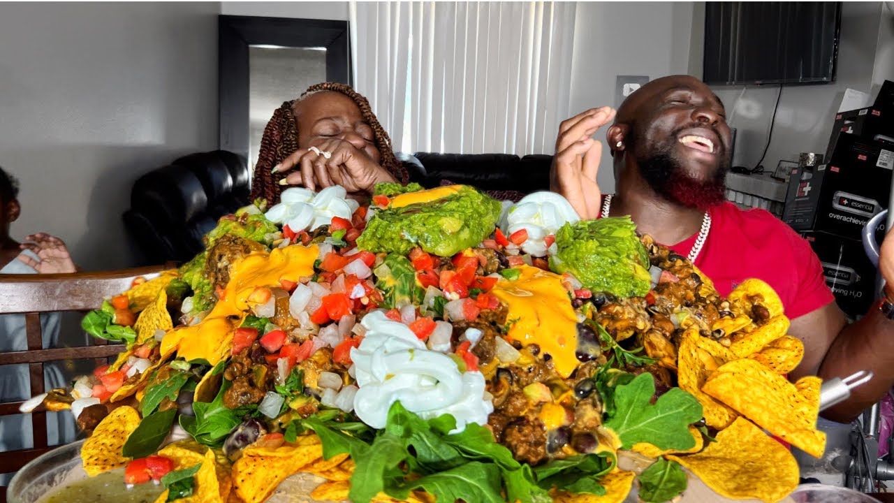 BOY..WE SURE HAVE SOME GOOD TIMES| DELICIOUS CHEESY NACHOS| MUKBANG EATING SHOW!