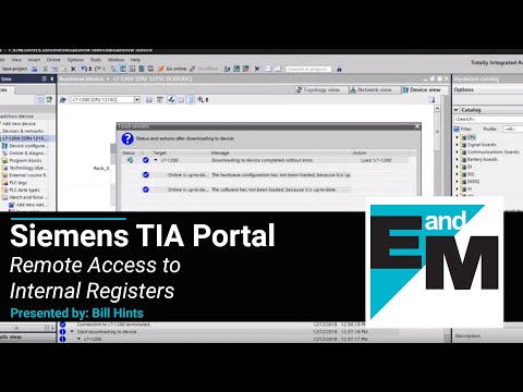 Hints' Hints | Siemens TIA Portal: Remote Access to Internal Registers | EandM