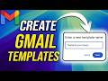 How to Create Email Templates in Gmail