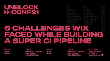 UnblockConf21 x Wix – 6 Challenges Wix faced while building a super CI pipeline