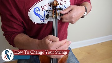 How to Change Your Violin Strings (EASY!) | KV
