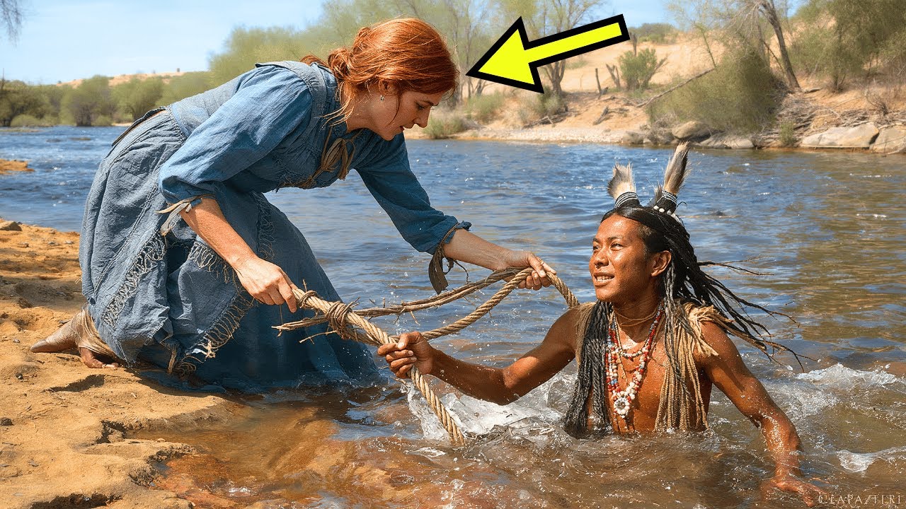 Elle a sauvé le fils du chef comanche d’un courant vif, Trois jours plus tard, sa tribu l’a encerclé