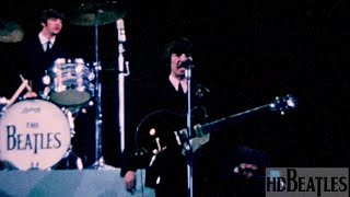 The Beatles perfoms in Forum, Montreal, Canada