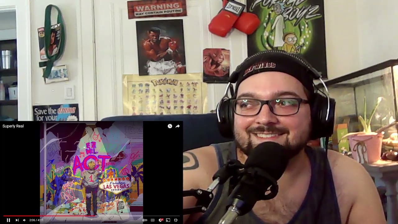 My Man Can Rock Out Too!?!? Ez Mil - Superly Real (Reaction!)