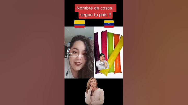 Nombre de cosas segun tu país. #viral #tiktok  #Venezuela  #Colombia