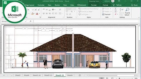 EXCEL TUTORIAL: HOW TO DRAW ELEVATIONS PLAN USING MICROSOFT EXCEL. PART 1
