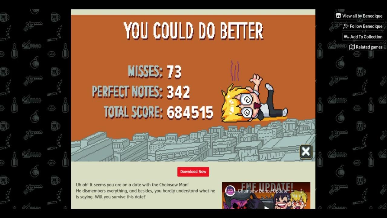 chainsaw dance with a different video recorder YouTube