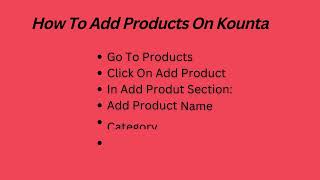 How To Add A Product On Kounta Lightspeed #Kounta #lightspeed #restaurantmenu
