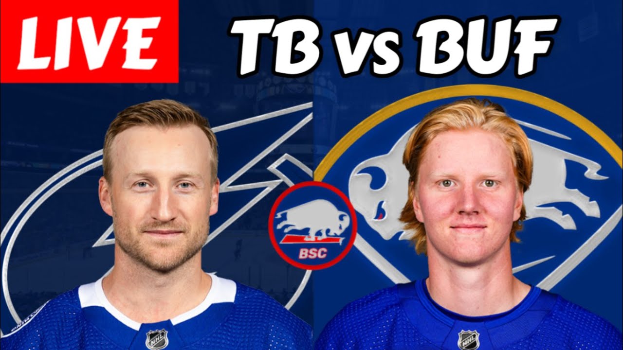 Buffalo Sabres vs. Tampa Bay Lightning NHL Livestream (Live Reaction