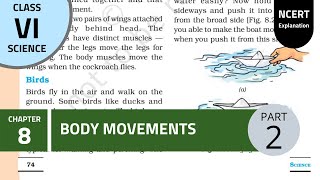 NCERT Class 6th Science chapter 8th: Body movements (Part 2)
