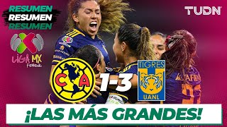 Resumen y goles | América 1-3 Tigres | AP2023-J9 | Liga Mx Femenil | TUDN