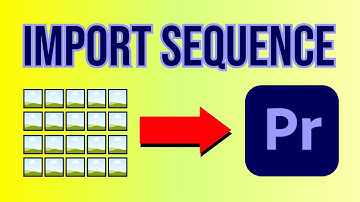 Import IMAGE SEQUENCE to Premiere Pro (Yes, it