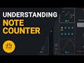 How to use the Bitwig Note Counter device tutorial
