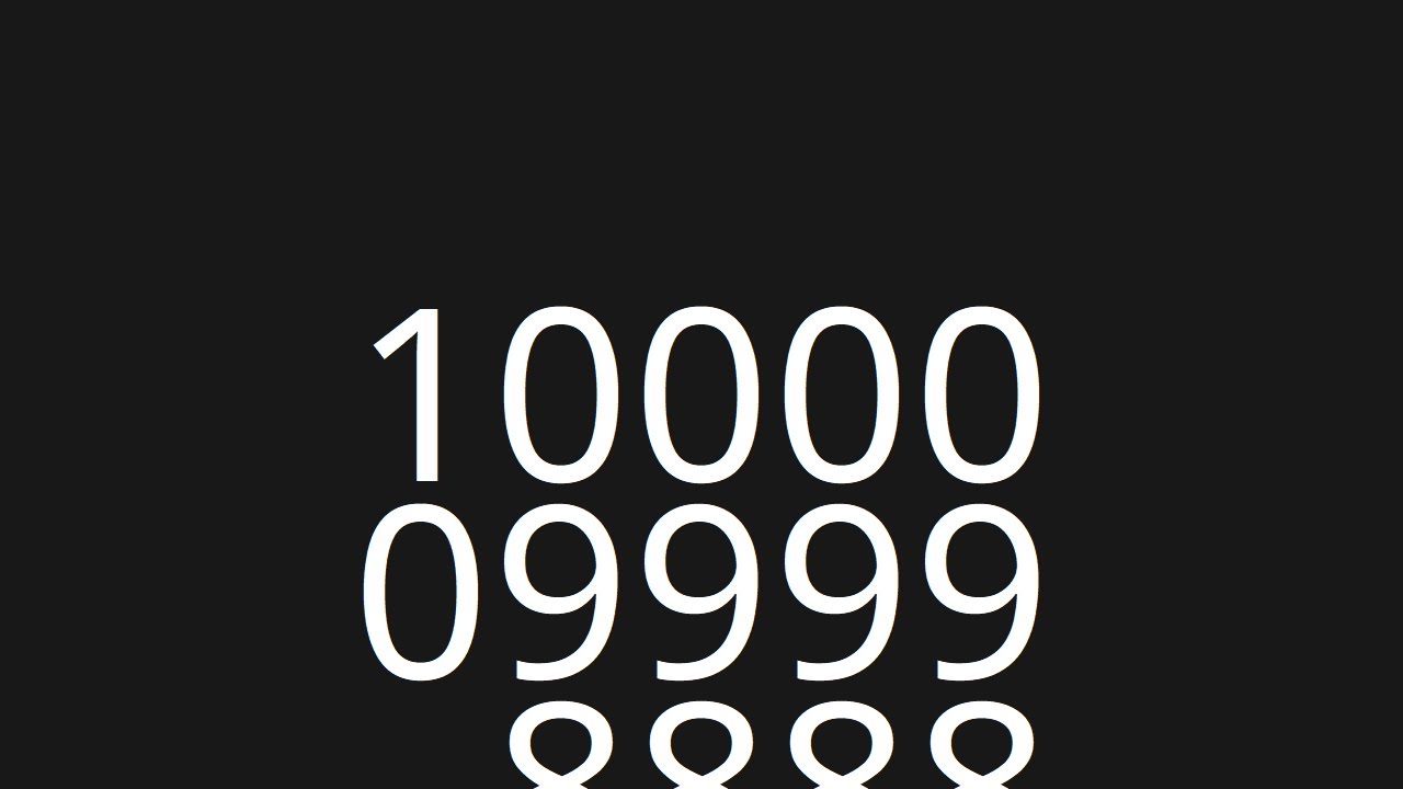10000 Second Countup Timer - YouTube