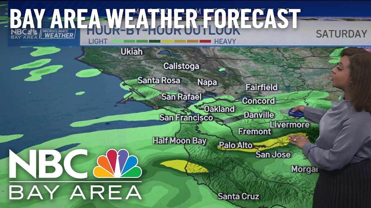 Bay Area forecast: Dry Friday, Showers on Saturday - YouTube