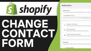 How to Change Shopify Contact Form Email Address (2024)