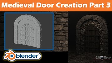 Blender 2 8 Creating A Medieval Castle Door PT3 Tutorial
