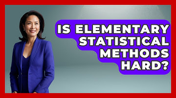 Is Elementary Statistical Methods Hard? - The Friendly Statistician
