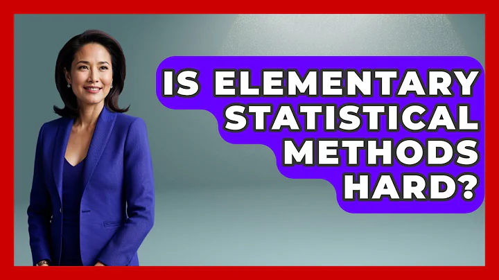 Is Elementary Statistical Methods Hard? - The Friendly Statistician