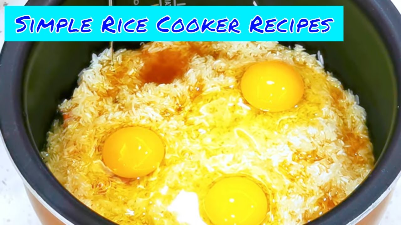 Simple Rice Cooker Recipes That Are Awesome YouTube Simple Rice Cooker Recipes That Are Awesome YouTube