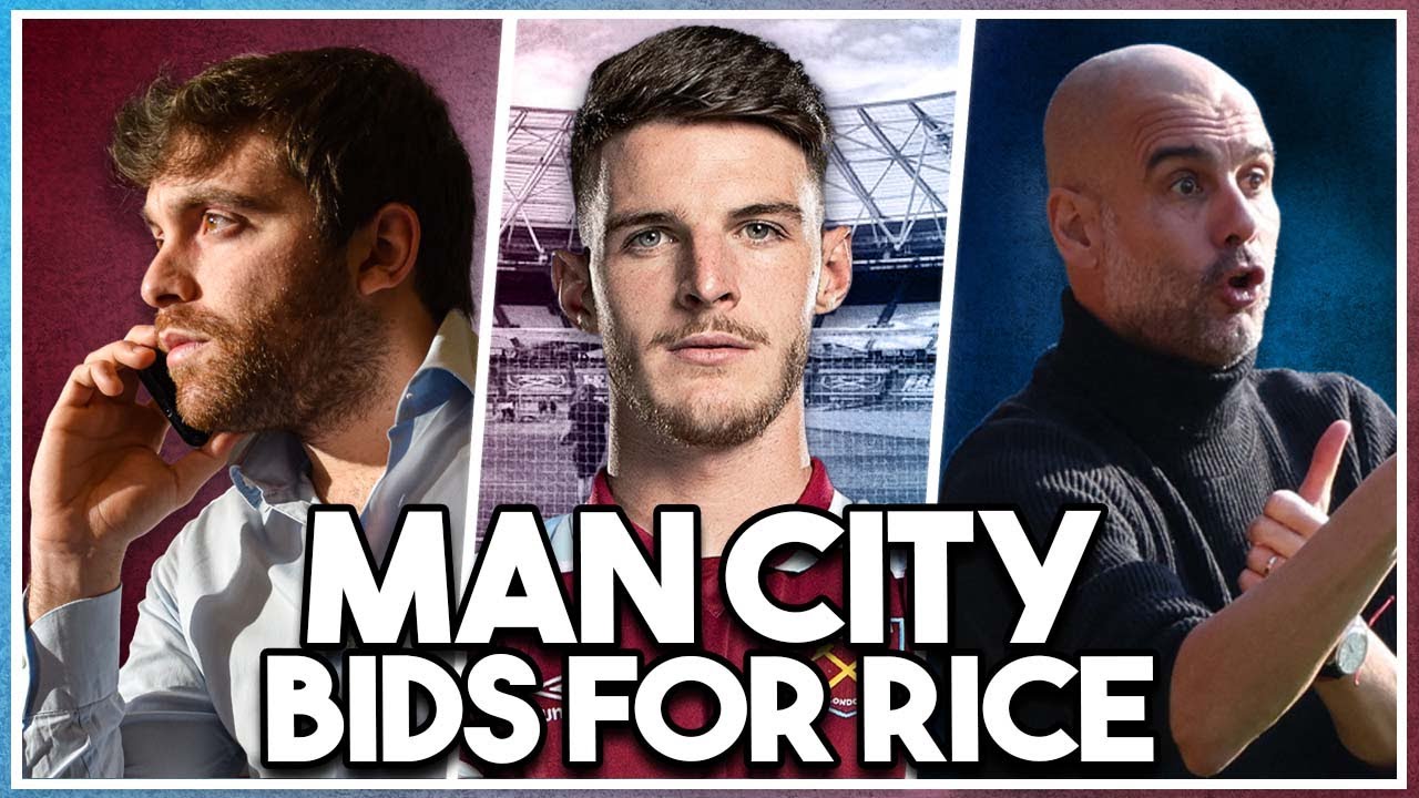 Man City want Rice | Fabrizio Romano 'Declan Rice turns down third contract offer!!'