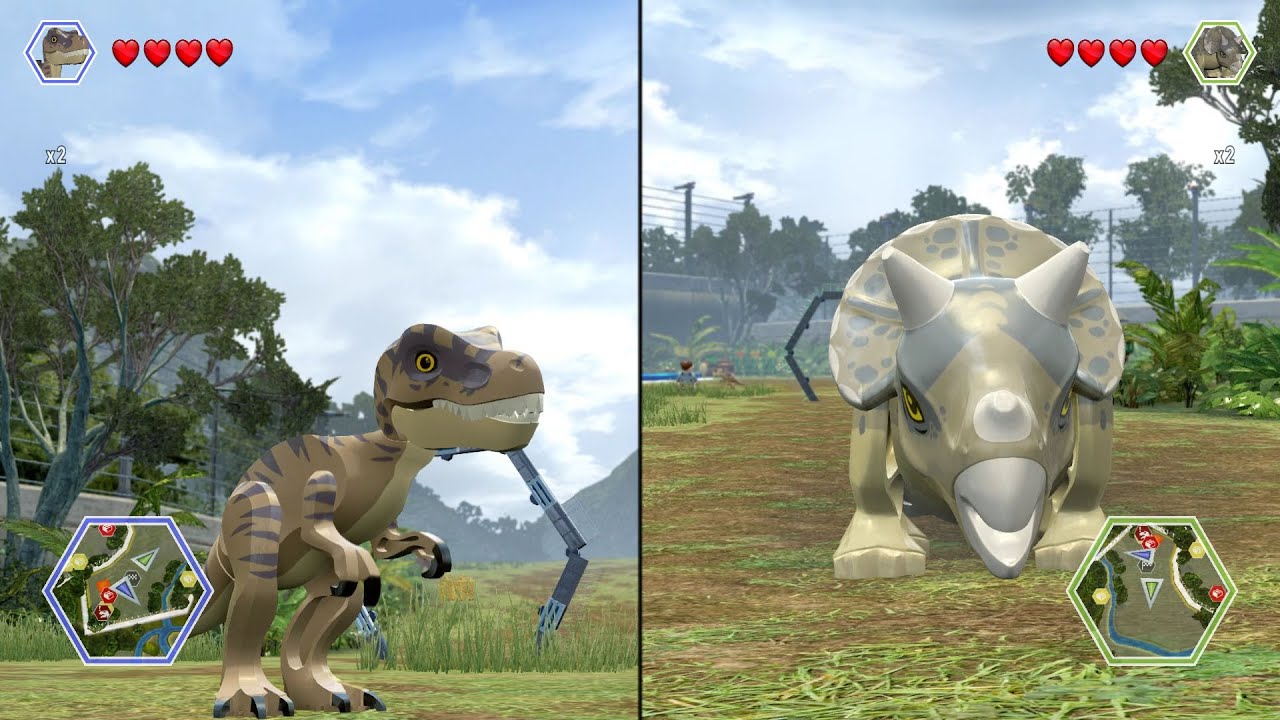 LEGO Jurassic World - Tyrannosaurus Rex (Baby) Free Roam Gameplay [HD] 