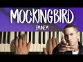 Eminem  mockingbird piano tutorial lesson