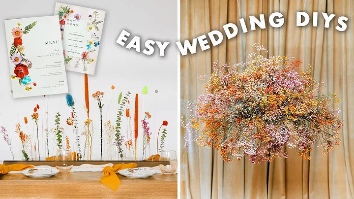 these are the easy wedding trends you'll want to DIY